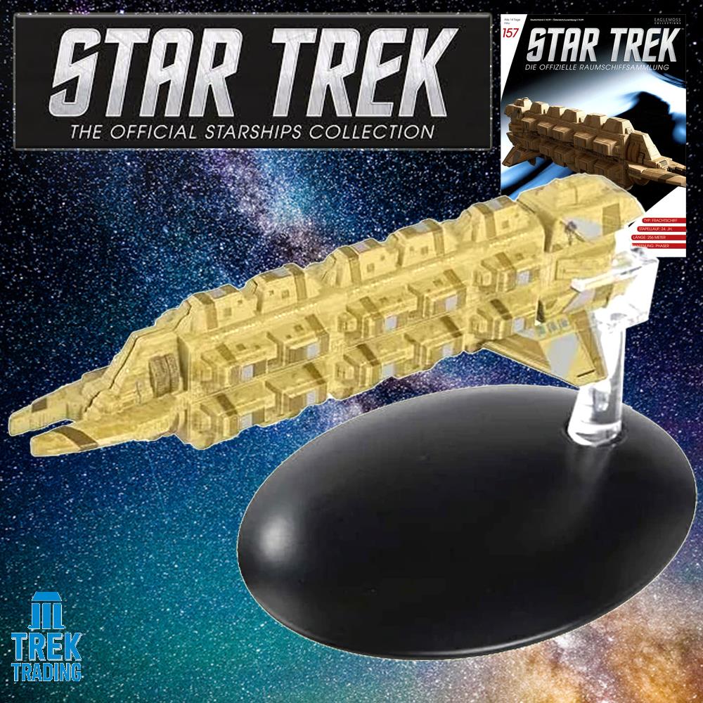 Star Trek Starships Collection - 12.9cm Cardassian Frieghter Groumall - Issue 157  No magazine
