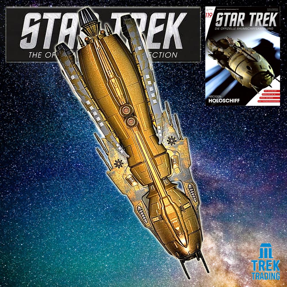 Star Trek Starships Collection - 14cm Hirogen Holoship - Issue 119  No magazine