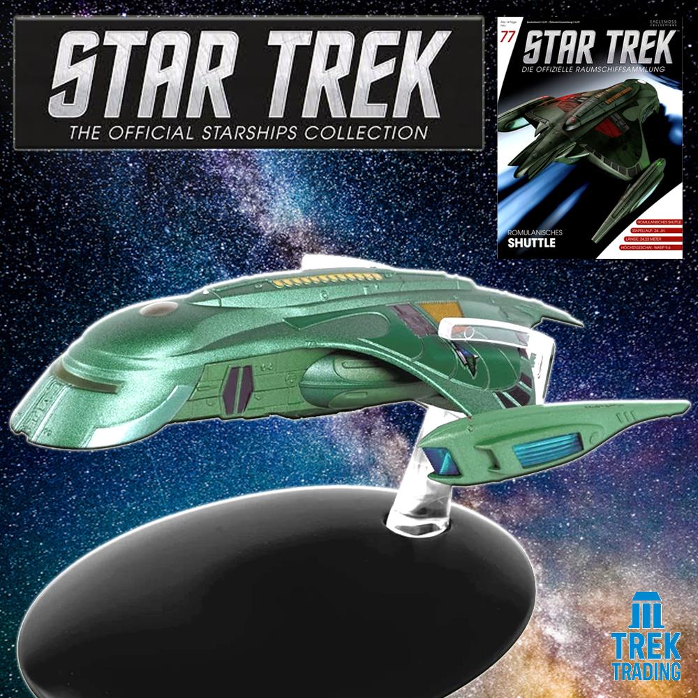 Star Trek Starships Collection - 11.9cm Romulan Shuttle - Issue 77  No magazine