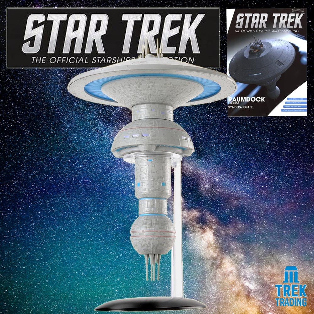 Star Trek Starships Collection - 20cm Spacedock One - Special Issue 15 with German Magazine
