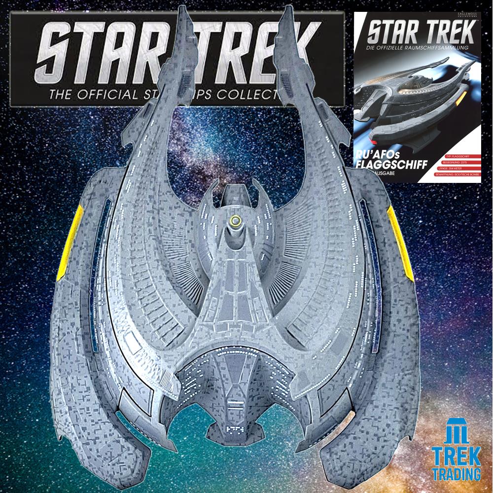Star Trek Starships Collection - 17.4cm Ru'afo's Son'A Flagship - Special Issue 19 with German Magazine