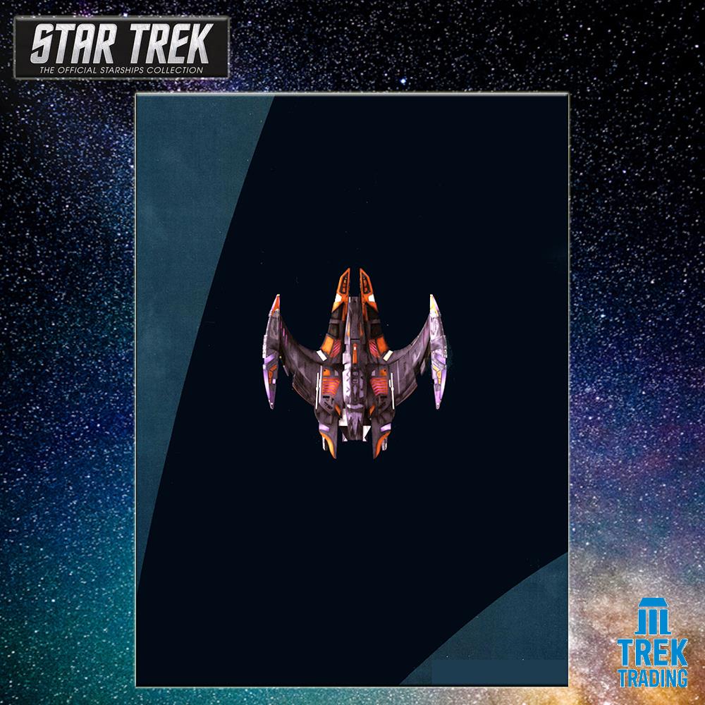 Star Trek Starships Collection - 10.5cm x 11cm Jem'Hadar Battlecruiser - Issue 11  No magazine