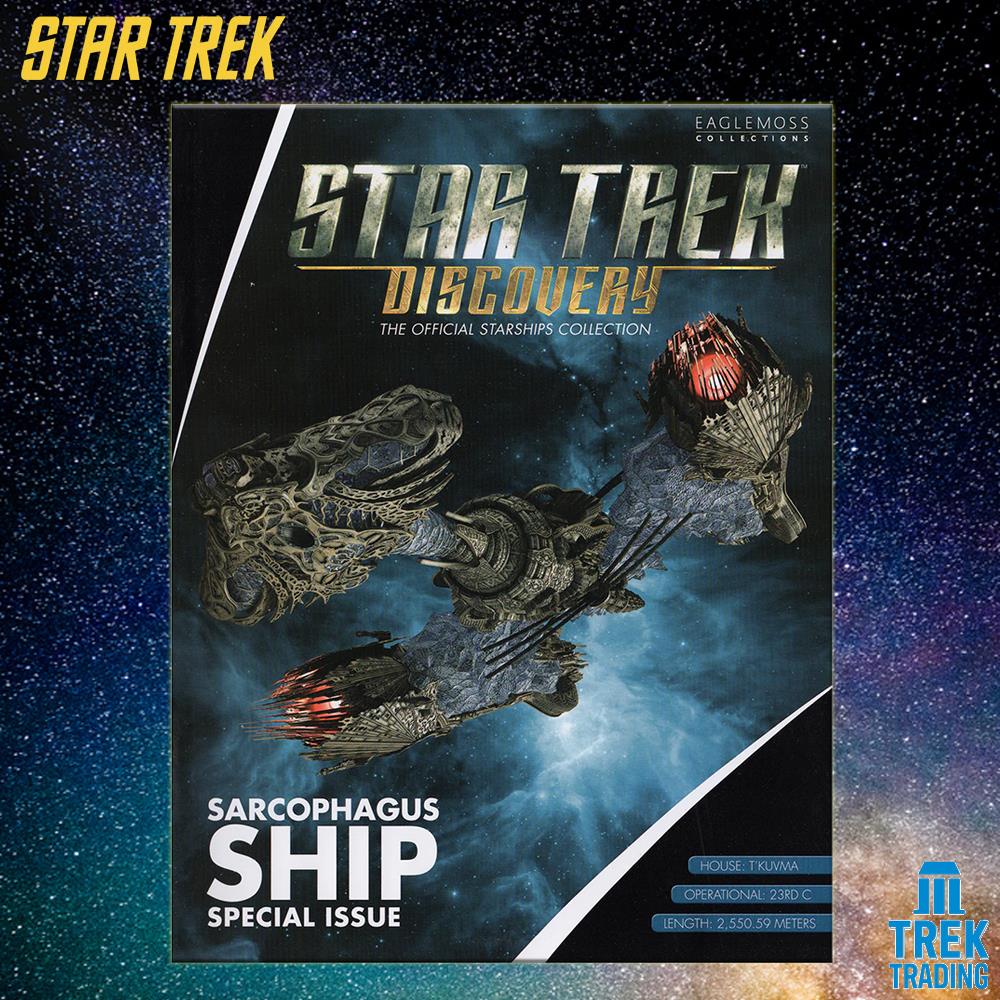 Star Trek Discovery Series - 30cm x 13cm Klingon Sarcophagus Ship Special Issue with Magazine
