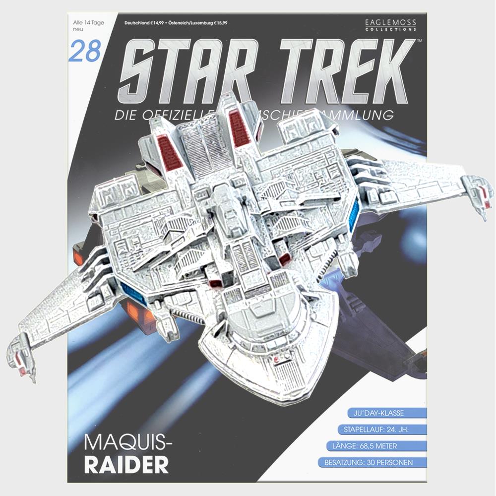 Star Trek Starships Collection - 10.9cm Maquis Raider - Issue 28 with German Magazine
