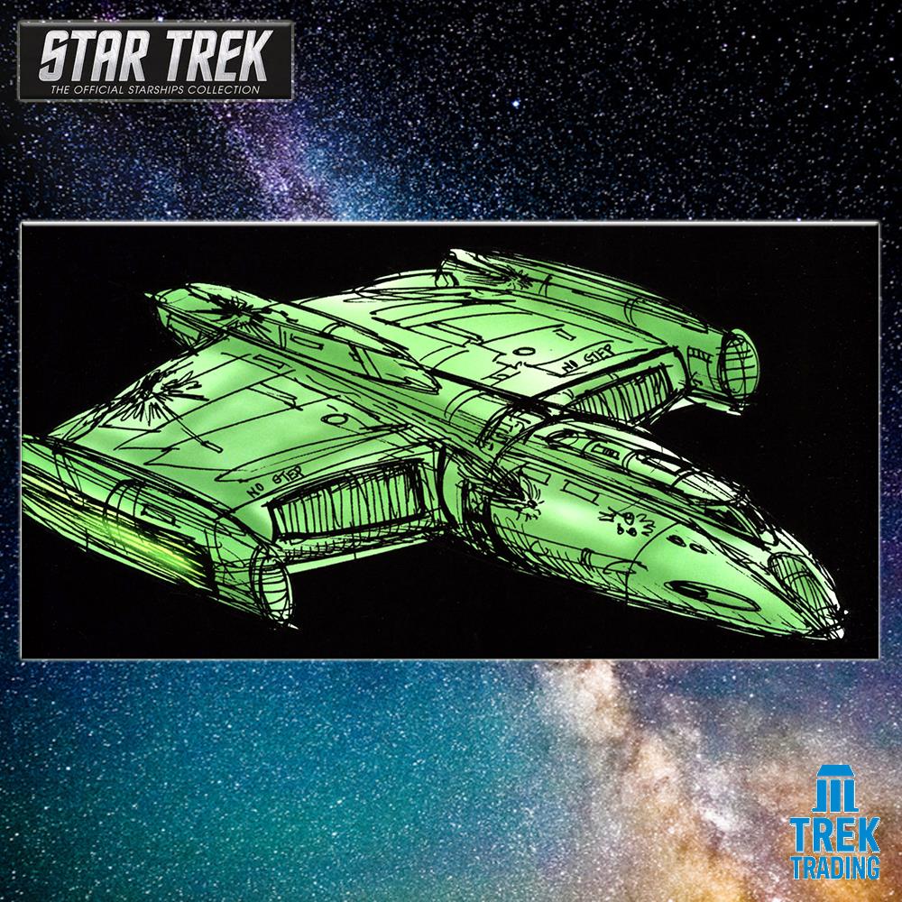 Star Trek Starships Collection - 12cm Romulan Scout Ship - Issue 90  No magazine