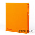 Grail Guard Premium Zip Binder - 12 Pocket Standard Card - Orange