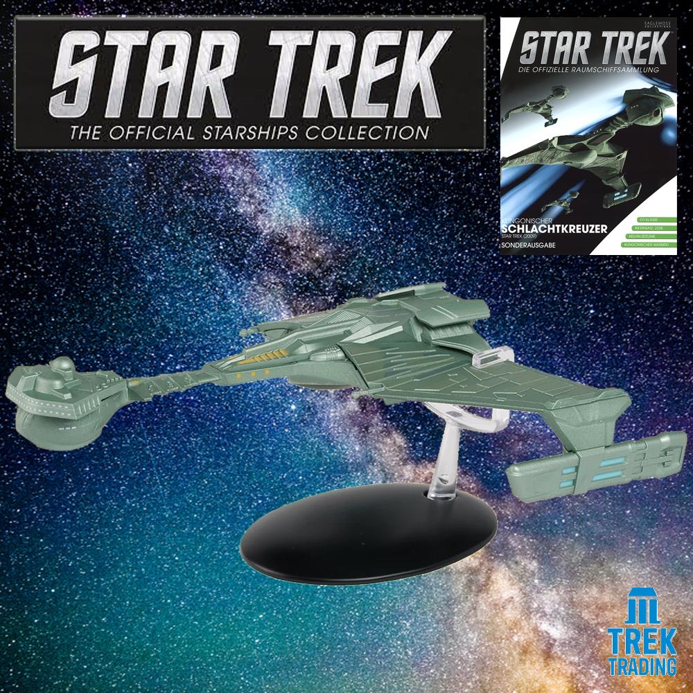 Star Trek Starships Collection - 22.5cm Klingon Battlecruiser (Star Trek 2009 Movie) - Special Issue 13 with German Magazine