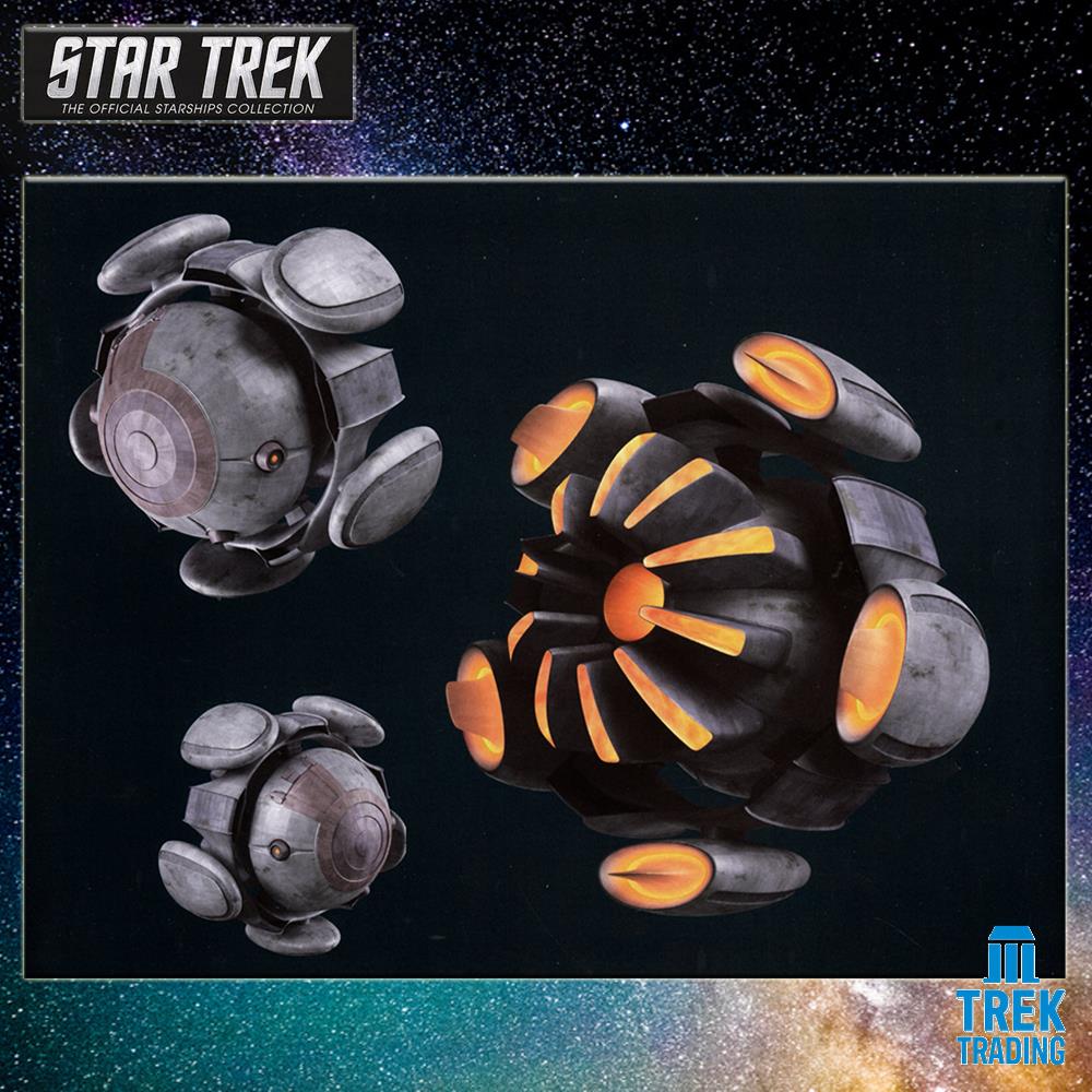 Star Trek Starships Collection - 4.9cm x 6.9cm Eymorg Starship - Issue 127  No magazine