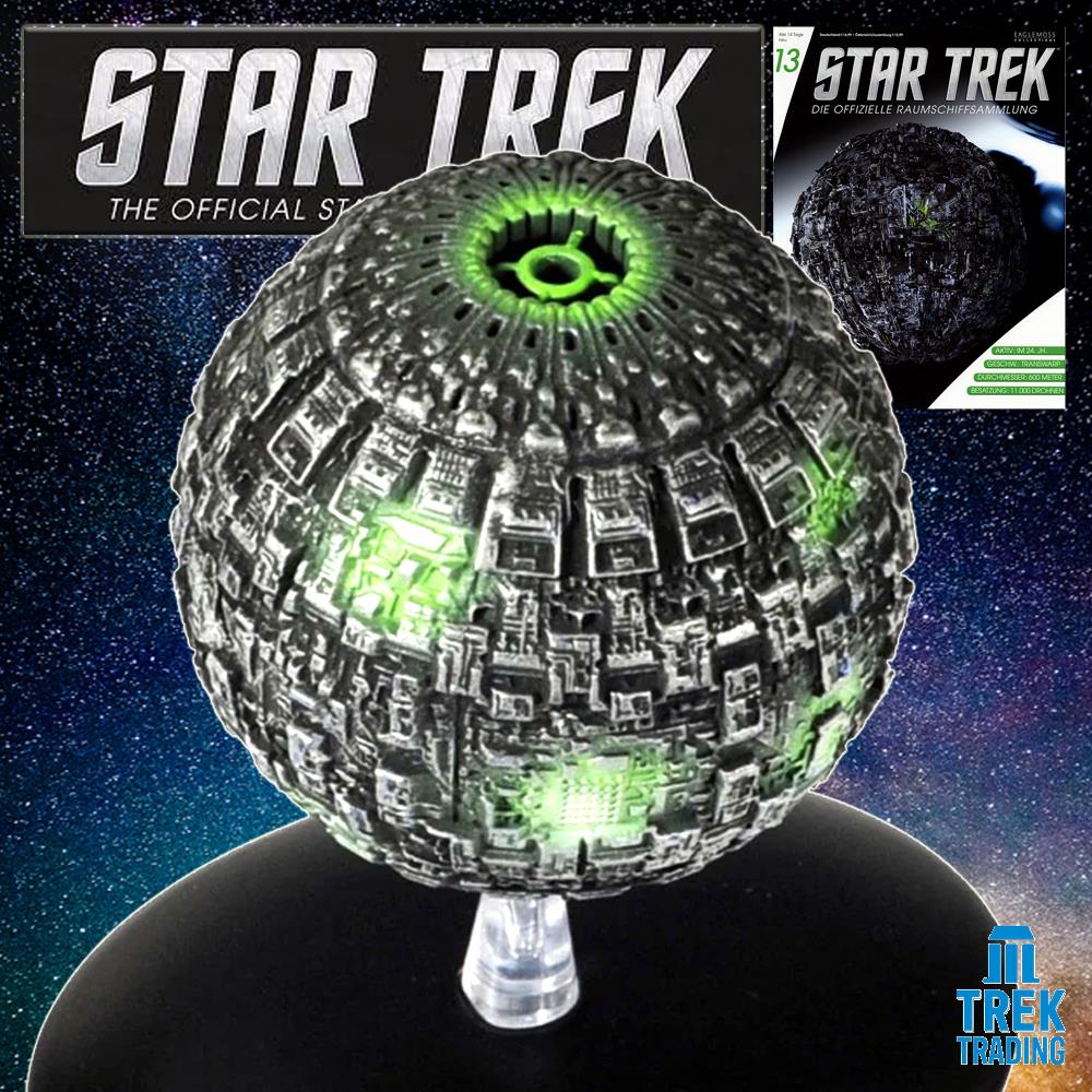 Star Trek Starships Collection - 6.7cm diameter Borg Sphere - Issue 13  No magazine