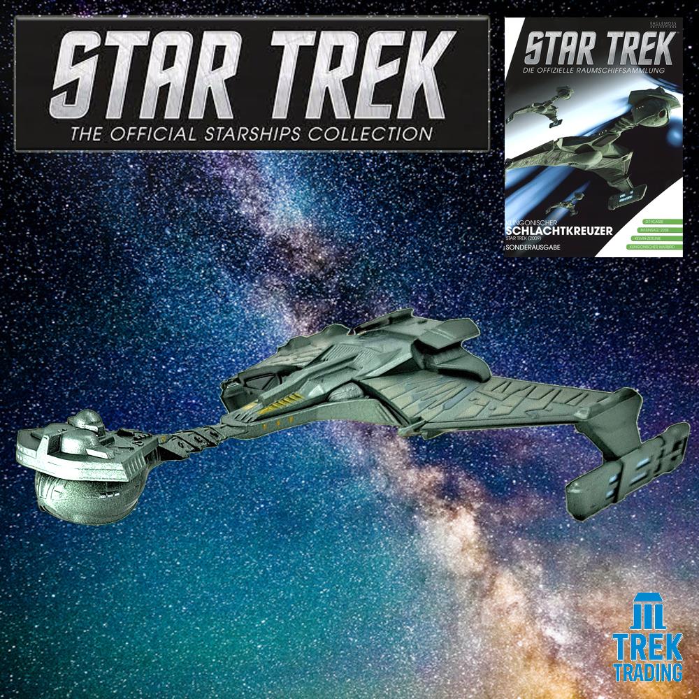 Star Trek Starships Collection - 22.5cm Klingon Battlecruiser (Star Trek 2009 Movie) - Special Issue 13 with German Magazine