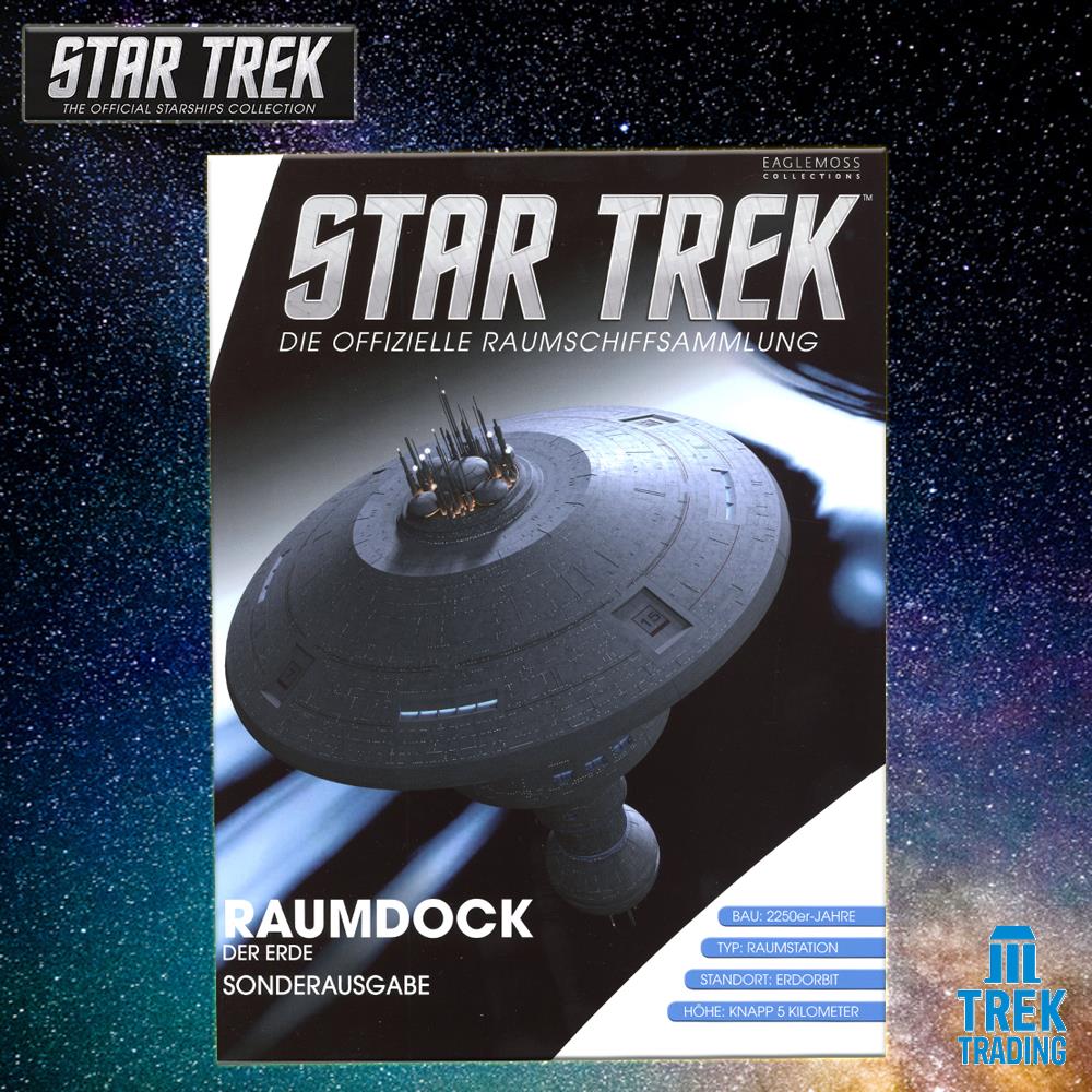 Star Trek Starships Collection - 20cm Spacedock One - Special Issue 15 with German Magazine