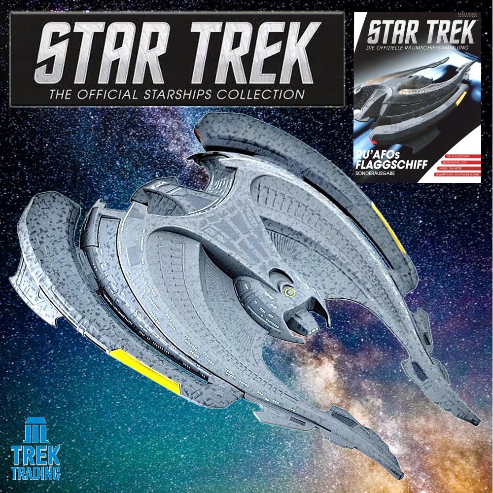 Star Trek Starships Collection - 17.4cm Ru'afo's Son'A Flagship - Special Issue 19 with German Magazine