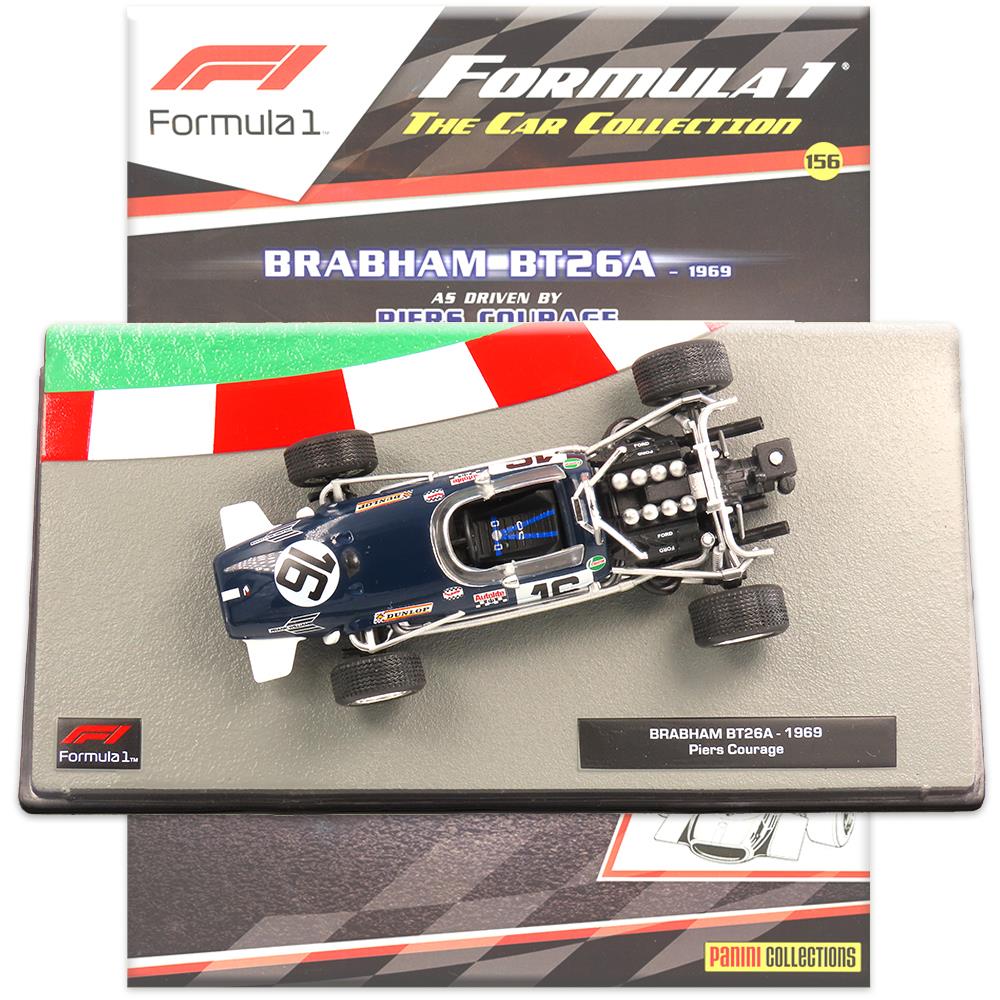 Formula 1 Car Collection - Brabham BT26A 1969 - 156 with Magazine