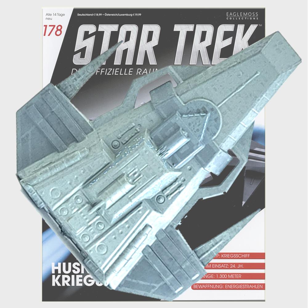 Star Trek Starships Collection - 13cm Husnock Warship - Issue 178 with German Magazine