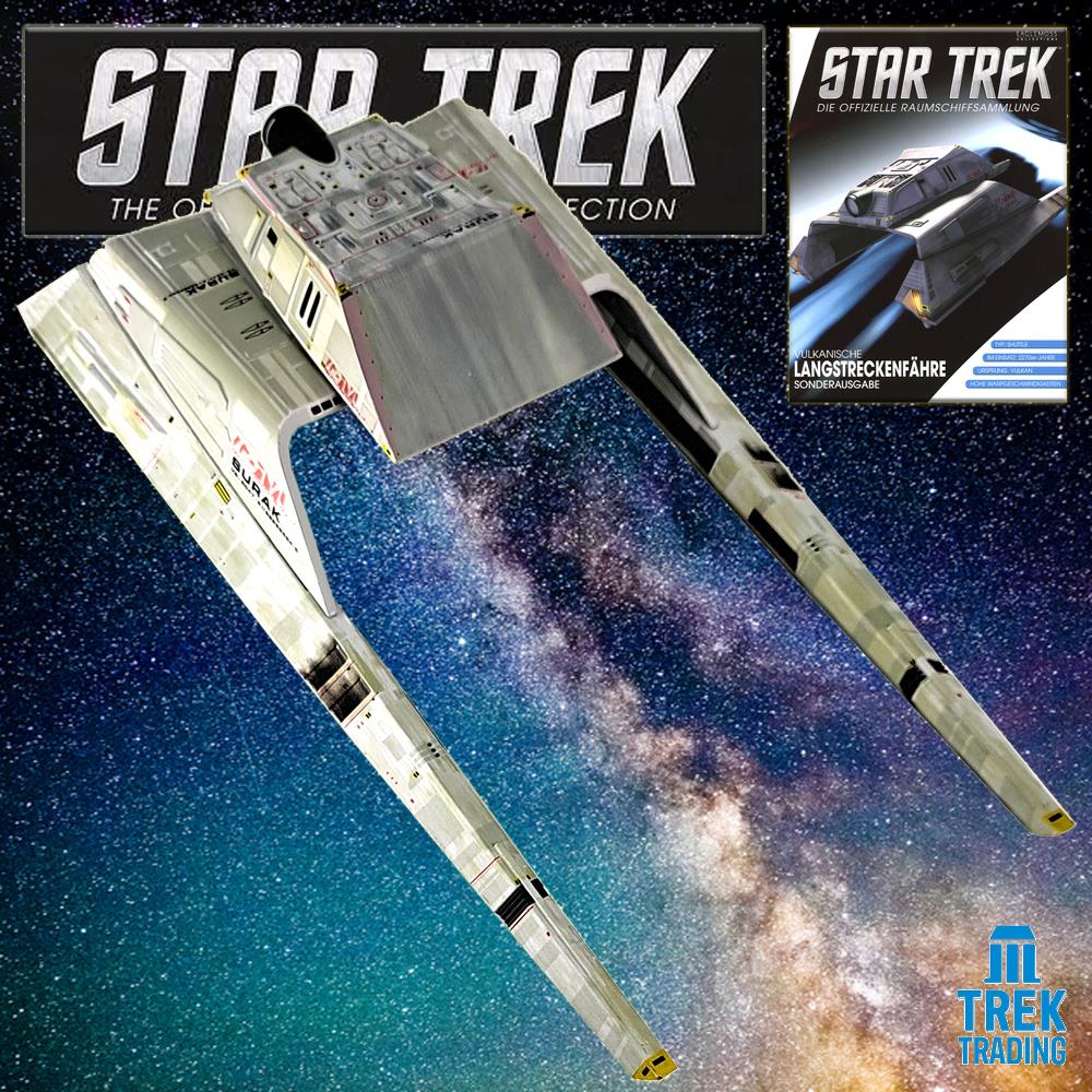 Star Trek Starships Collection - 21.7cm Vulcan Long-Range Shuttle - Special Issue 21 with German Magazine