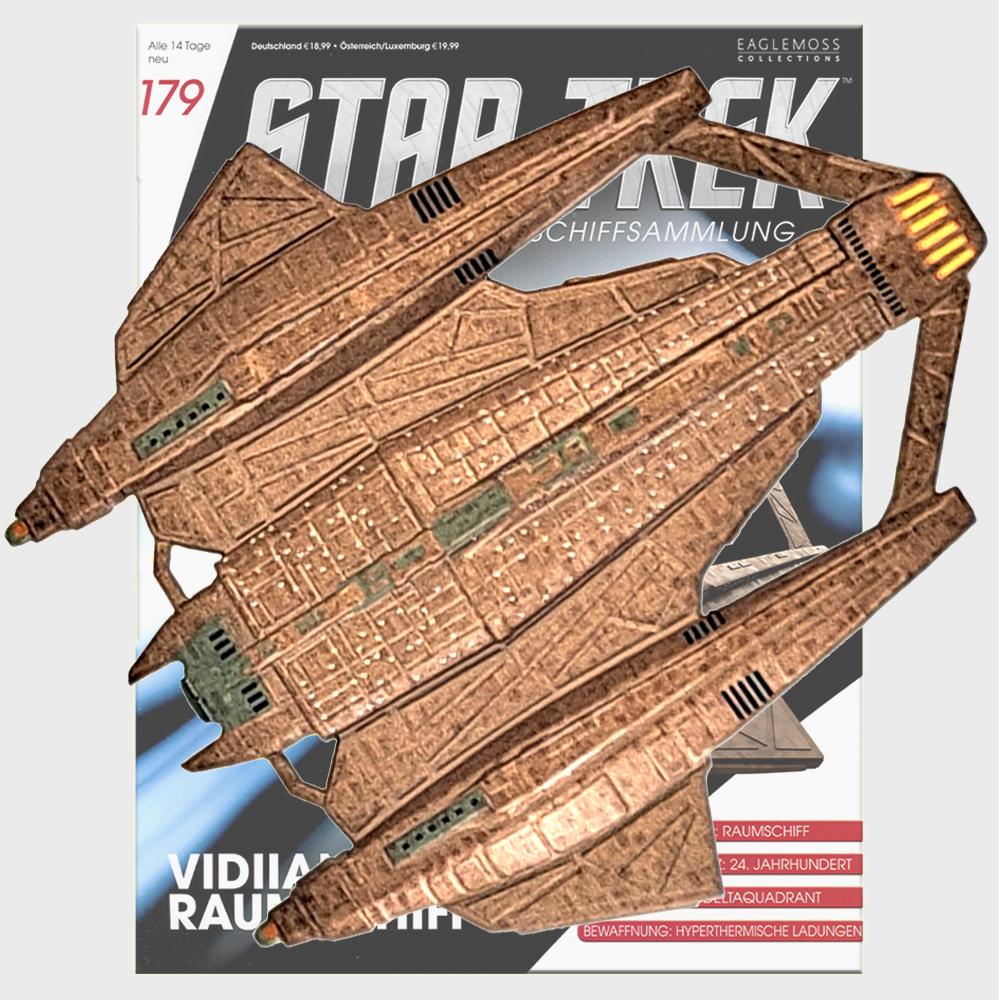 Star Trek Starships Collection - 10cm Vidiian Starship - Issue 179 with German Magazine