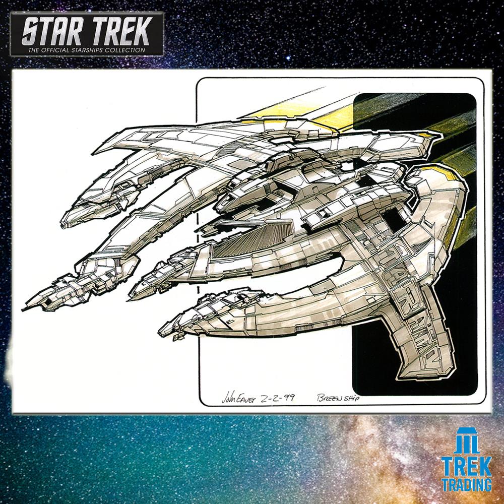 Star Trek Starships Collection - 12cm Breen Warship - Issue 69  No magazine