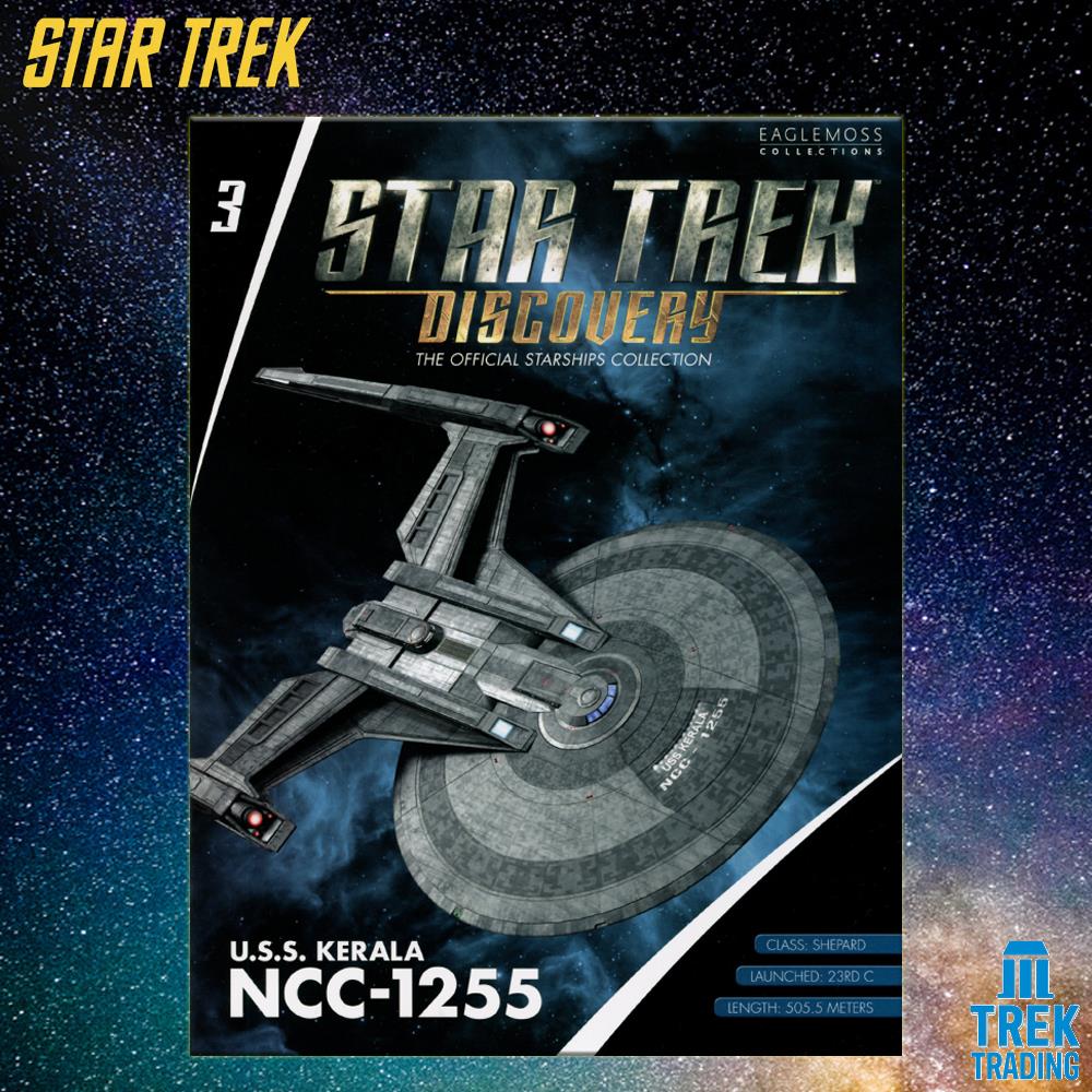 Star Trek Discovery Collection - 22cm NCC-1255 USS Kerala - Issue 3 with Magazine
