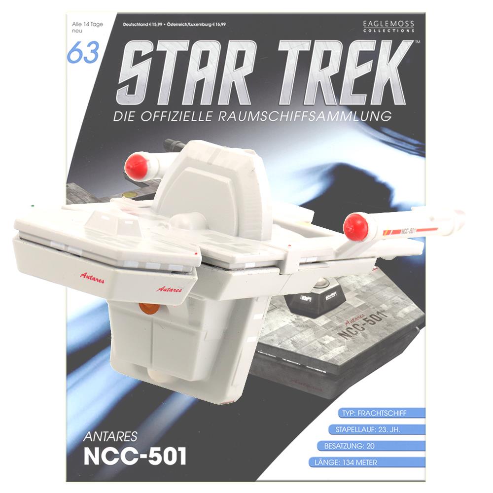 Star Trek Starships Collection - 9.2cm Antares NCC-501 - Issue 63 with German Magazine
