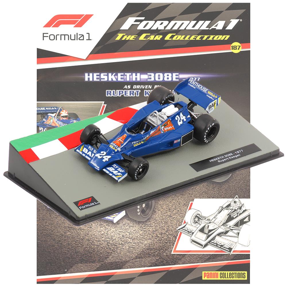 Formula 1 Car Collection - Hesketh 308E 1977 - Issue 187 with Magazine