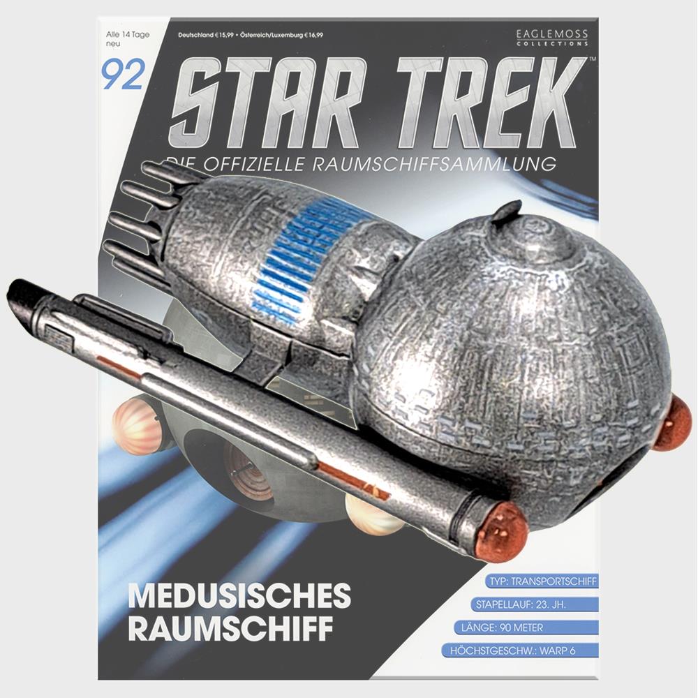 Star Trek Starships Collection - 8.1cm Medusan Ship - Issue 92 with German Magazine