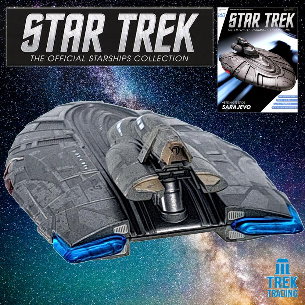 Star Trek Starships Collection - 13.5cm United Earth Sarajevo NC-27 - Issue 160  No magazine