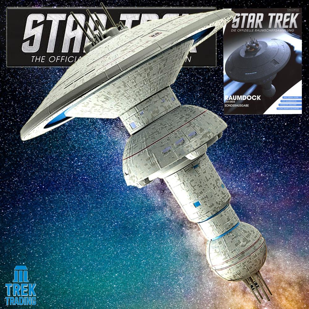 Star Trek Starships Collection - 20cm Spacedock One - Special Issue 15 with German Magazine