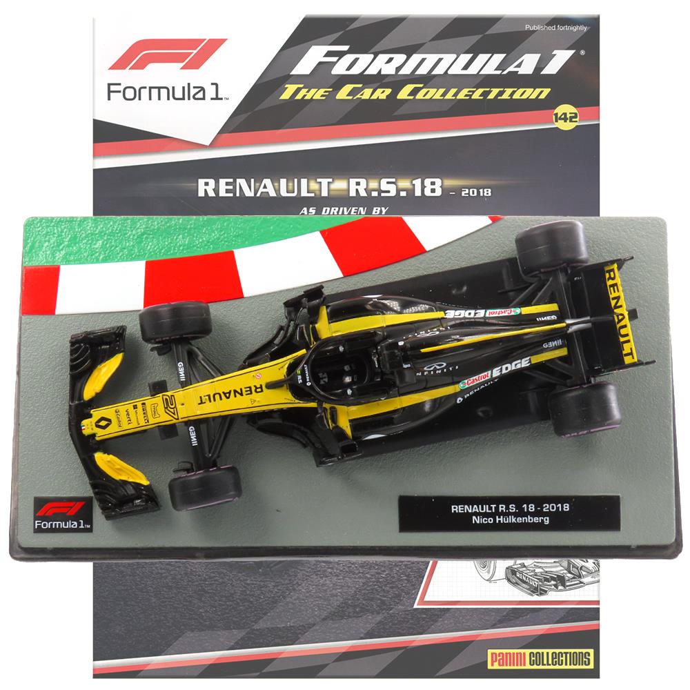 Formula 1 Car Collection - Renault R.S.18 2018 - Issue 142 with Magazine