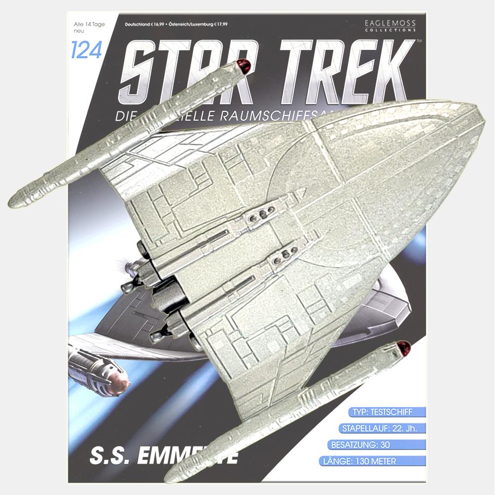 Star Trek Starships Collection - 10.2cm SS Emmette - Issue 143 with German Magazine