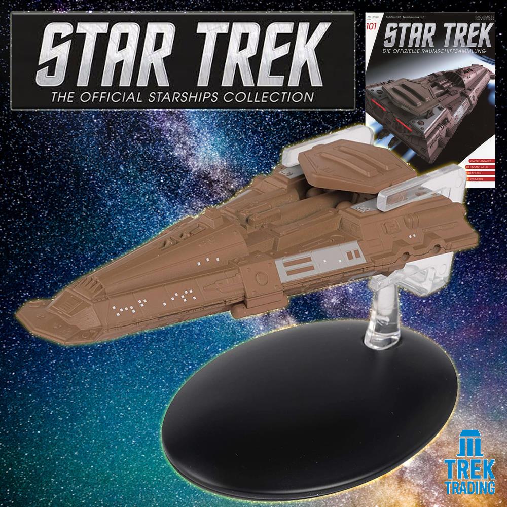 Star Trek Starships Collection - 13cm Antares Class Bajoran Freighter - Issue 101  No magazine
