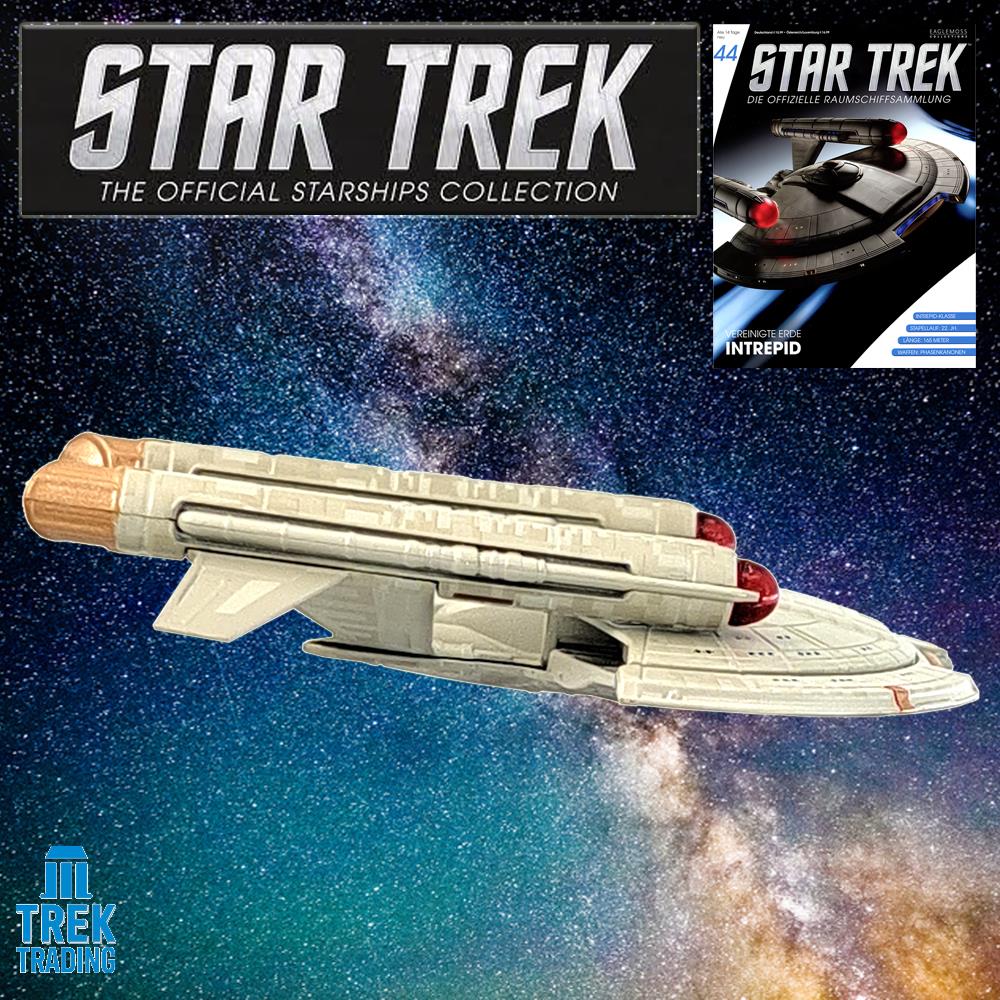 Star Trek Starships Collection - 10.6cm United Earth Starfleet Intrepid - Issue 44  No magazine
