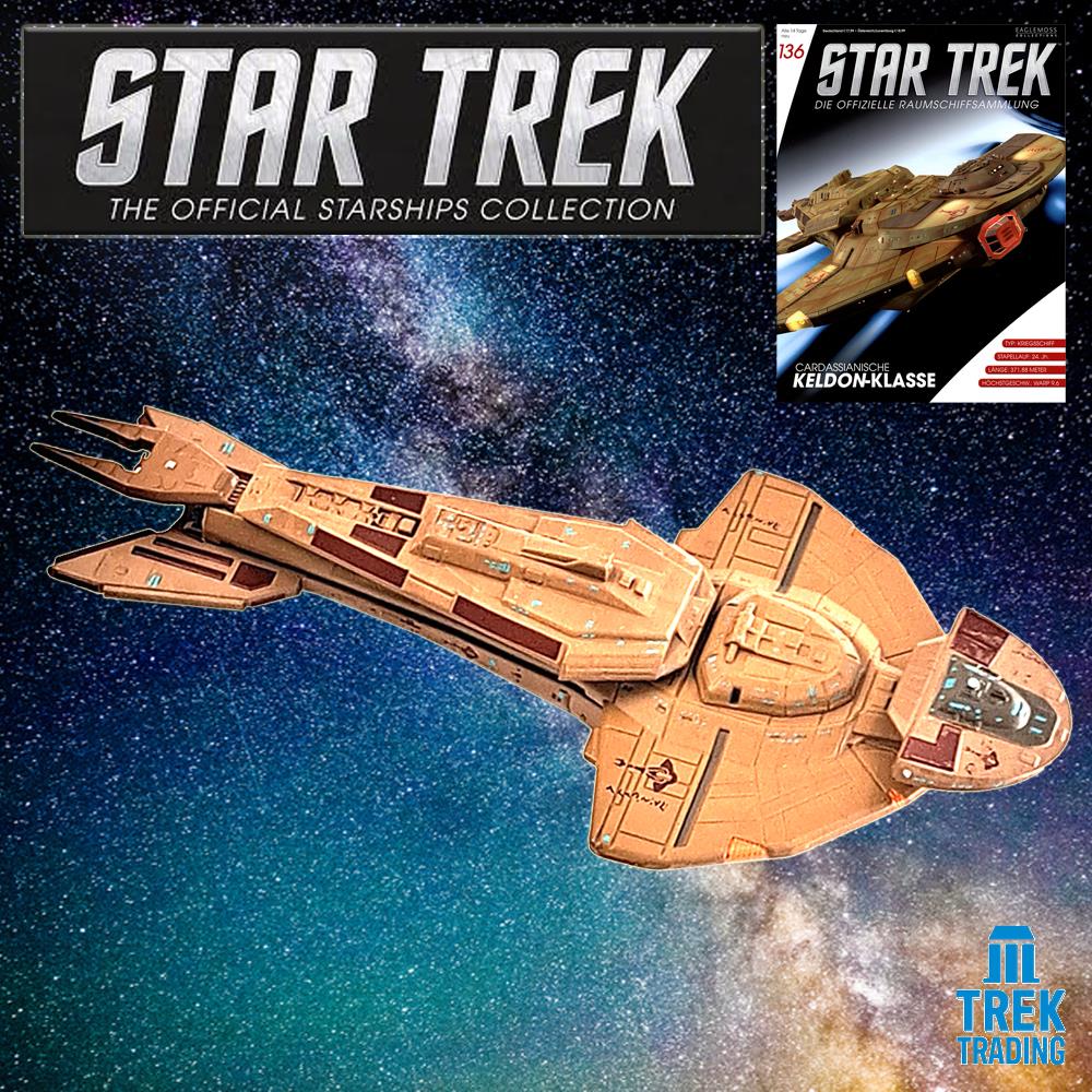 Star Trek Starships Collection - 13.9cm Cardassian Keldon Class - Issue 136  No magazine