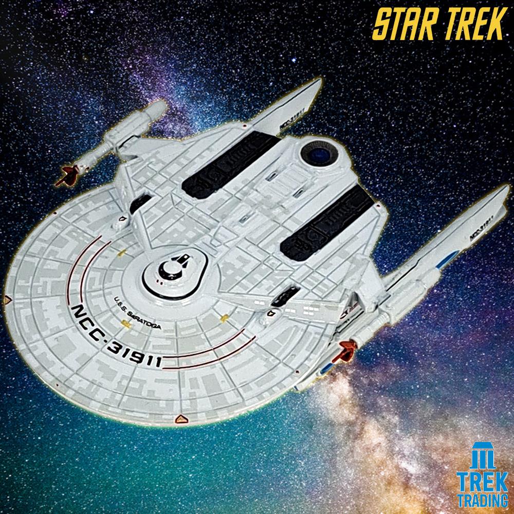 Star Trek Starships Collection - 12cm USS Saratoga NCC-31911 - Issue 91 with German Magazine