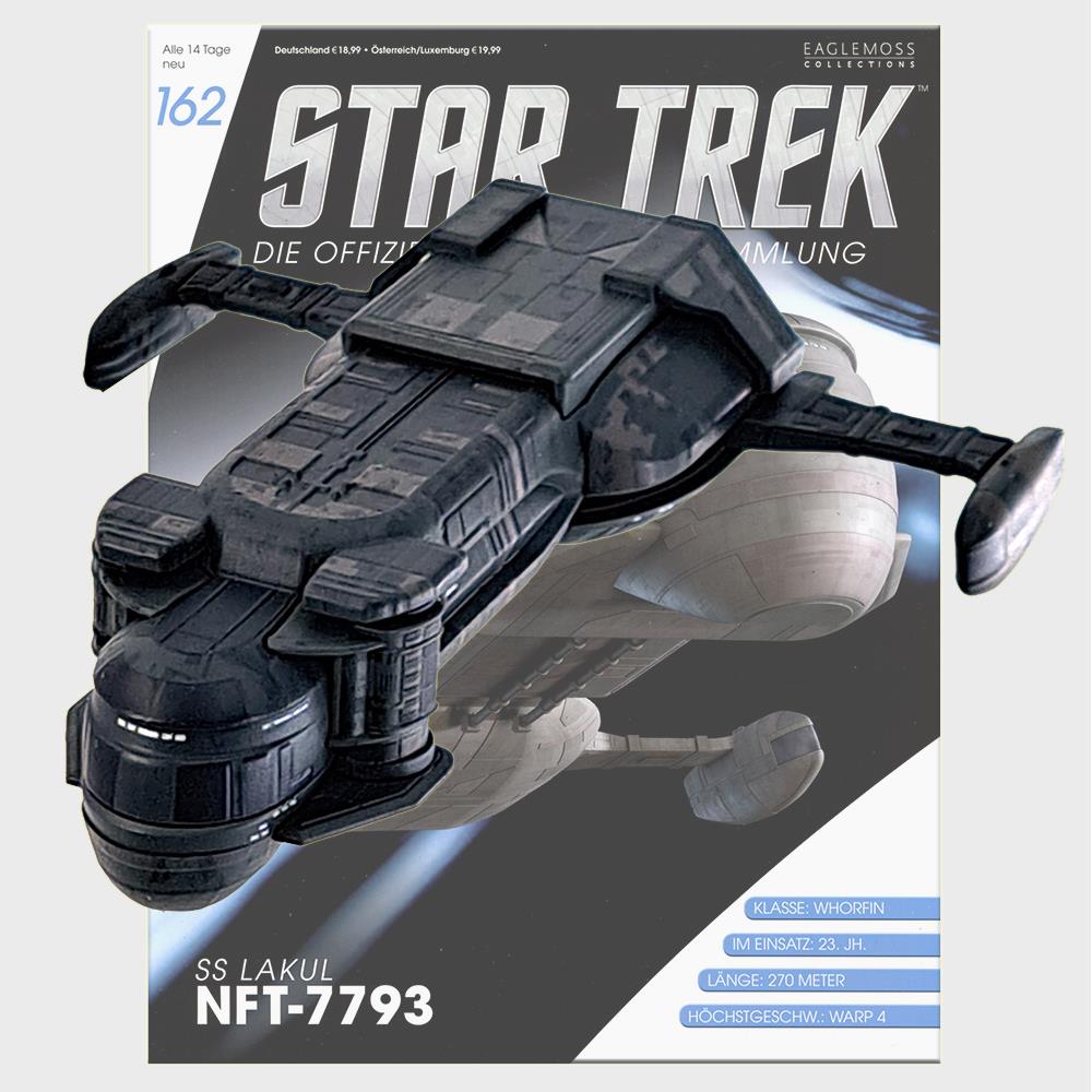 Star Trek Starships Collection - 10.8cm SS Lakul NFT-7793 - Issue 162 with German Magazine