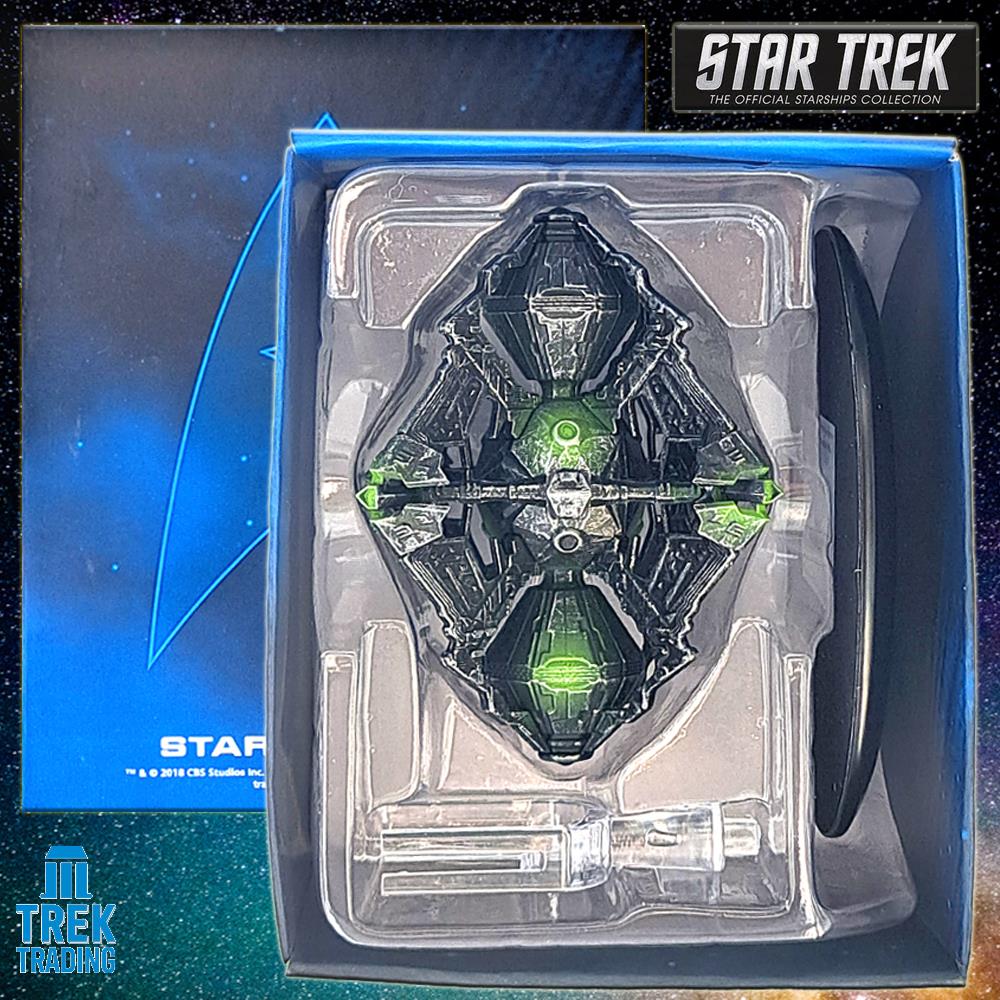 Star Trek Starships Collection - 8.5cm x 9.2cm Borg Queen's Ship - Issue 109  No magazine
