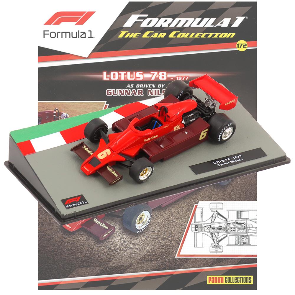 Formula 1 Car Collection - Lotus 78 1977 - Issue 172 with Magazine