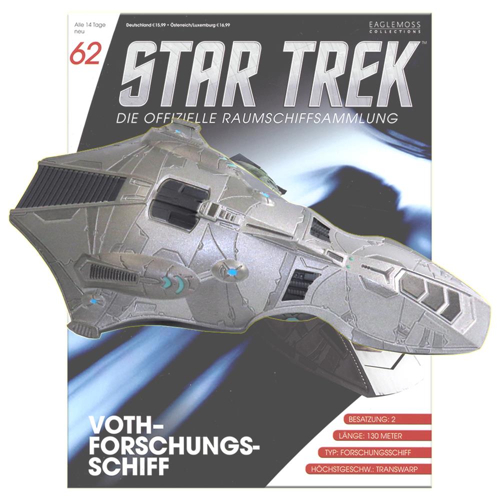 Star Trek Starships Collection - 13cm Voth Research Vessel - Issue 62 with German Magazine