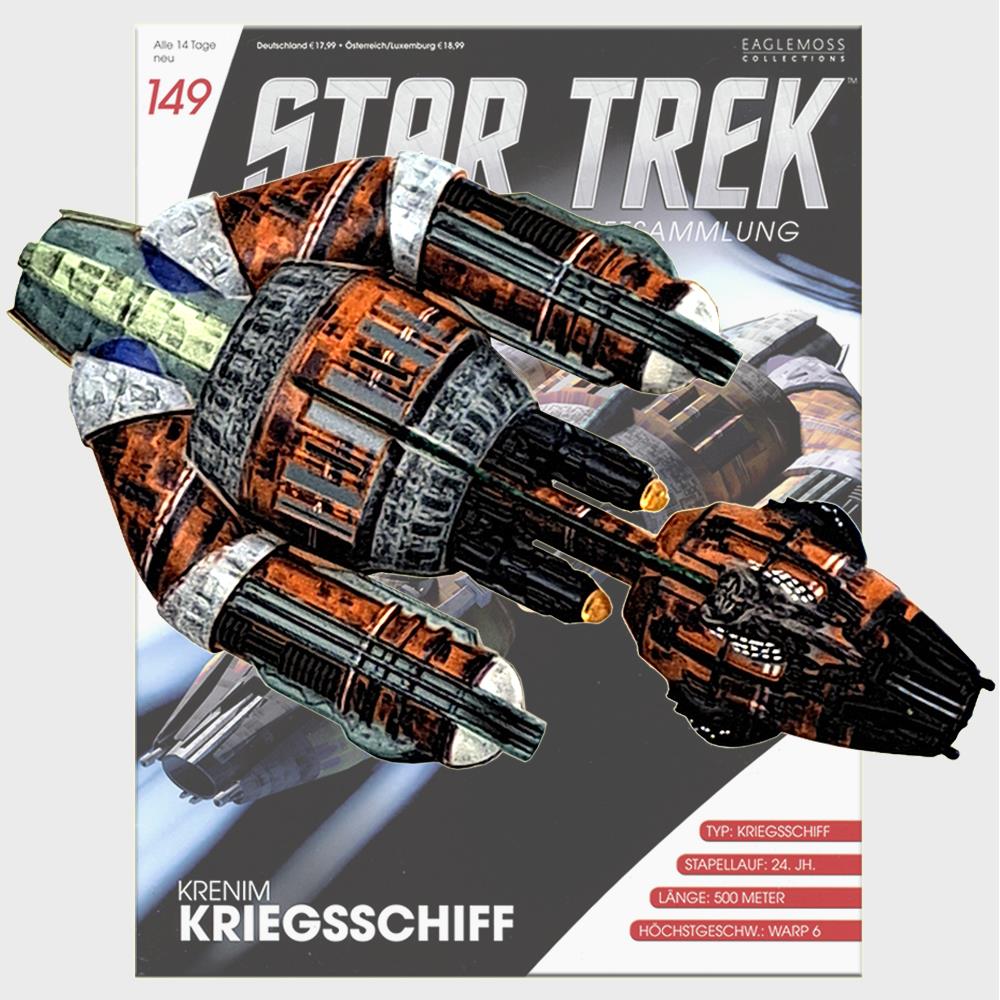 Star Trek Starships Collection - 12.2cm Krenim Warship - Issue 149 with German Magazine