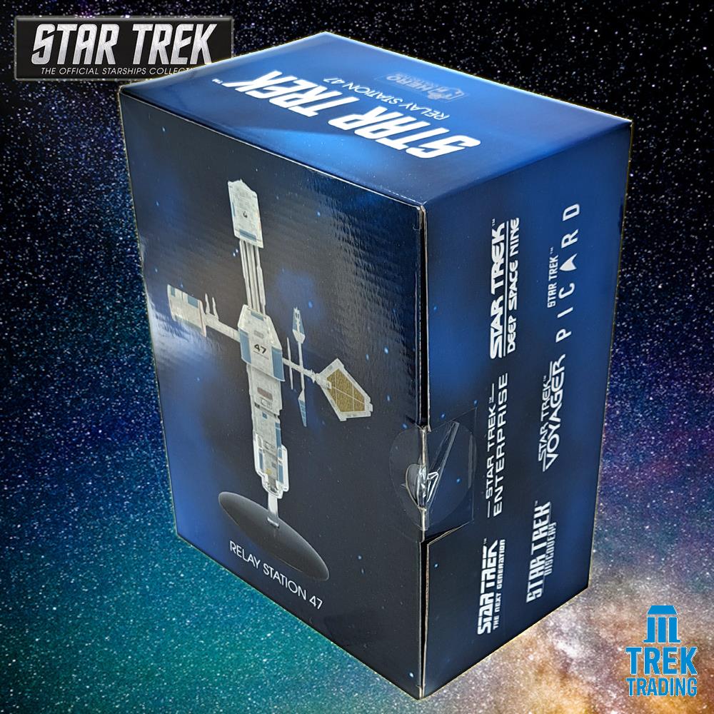 Star Trek Starships Collection - 18cm x 16.3cm Relay Station 47 - Special Issue 26 with German Magazine