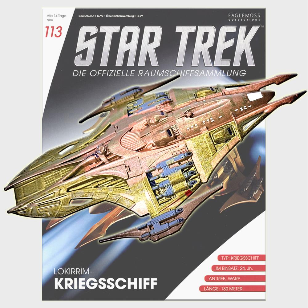 Star Trek Starships Collection - 14cm Lokirrim Warship - Issue 113 with German Magazine