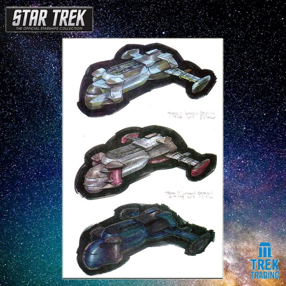 Star Trek Starships Collection - 10.8cm SS Lakul NFT-7793 - Issue 162  No magazine