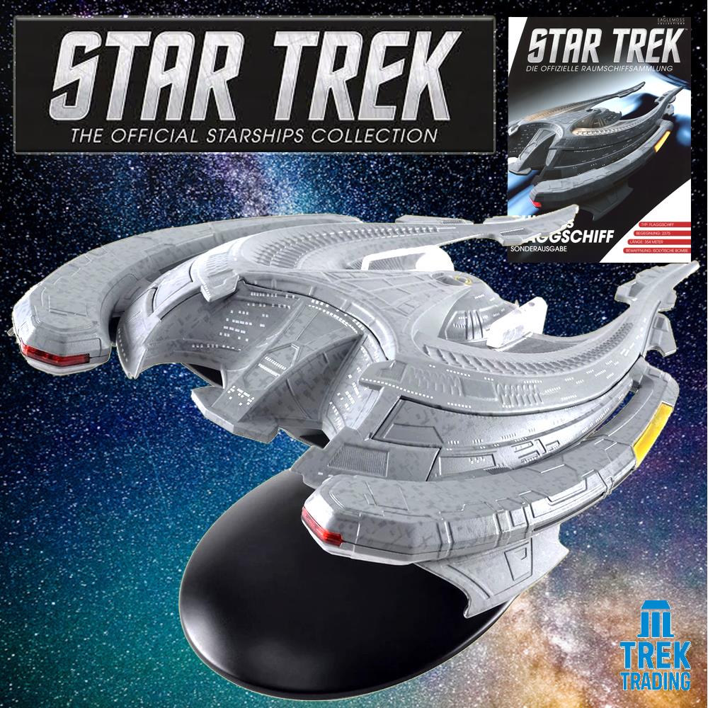 Star Trek Starships Collection - 17.4cm Ru'afo's Son'A Flagship - Special Issue 19 with German Magazine