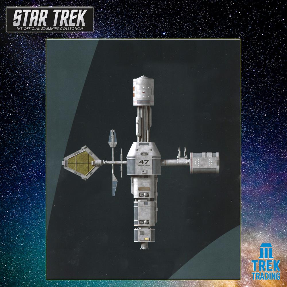 Star Trek Starships Collection - 18cm x 16.3cm Relay Station 47 - Special Issue 26 with German Magazine