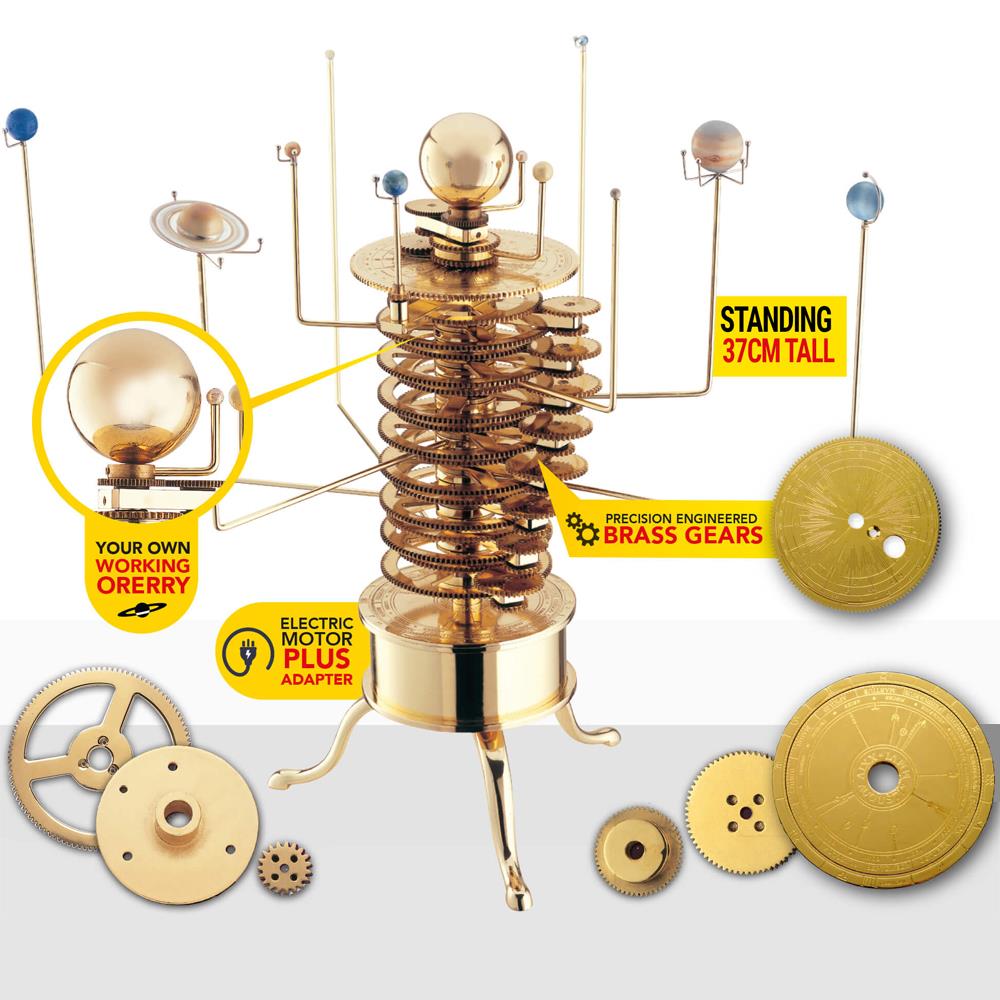 Build a Precision Mechanical Solar System Orrery - New & Complete Kit