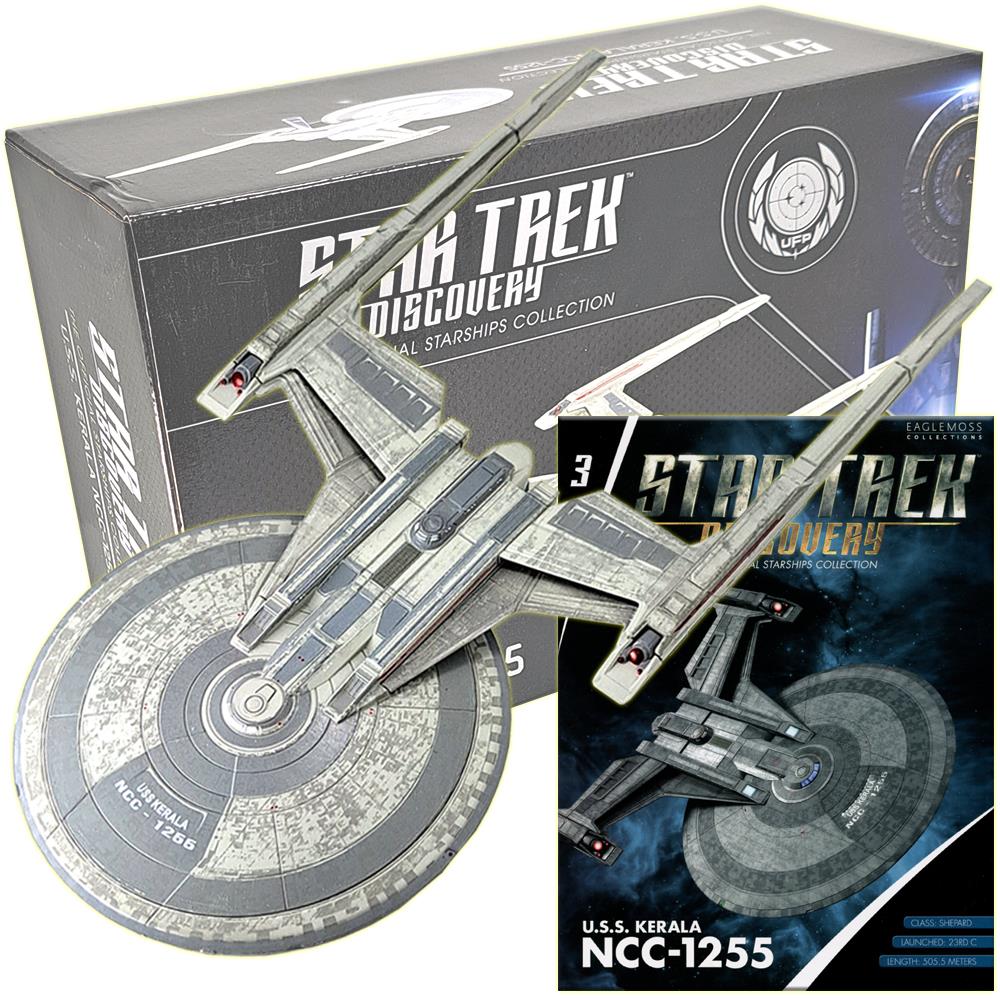 Star Trek Discovery Collection - 22cm NCC-1255 USS Kerala - Issue 3 with Magazine