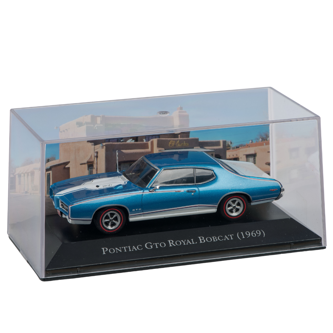 American cars #33 - Pontiac GTO Royal Bobcat (1968) Light Blue