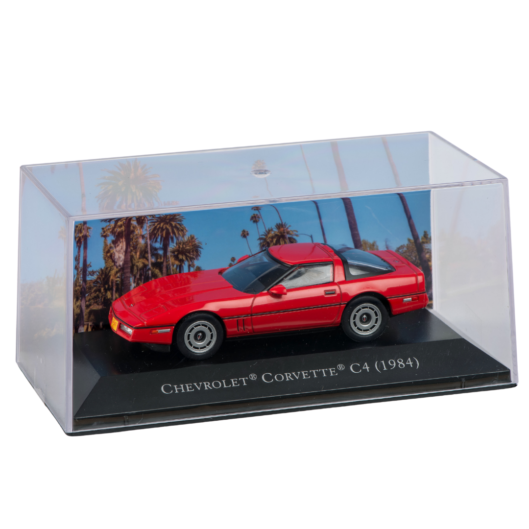 American cars #34 - Chevrolet Corvette C4 (1984) red