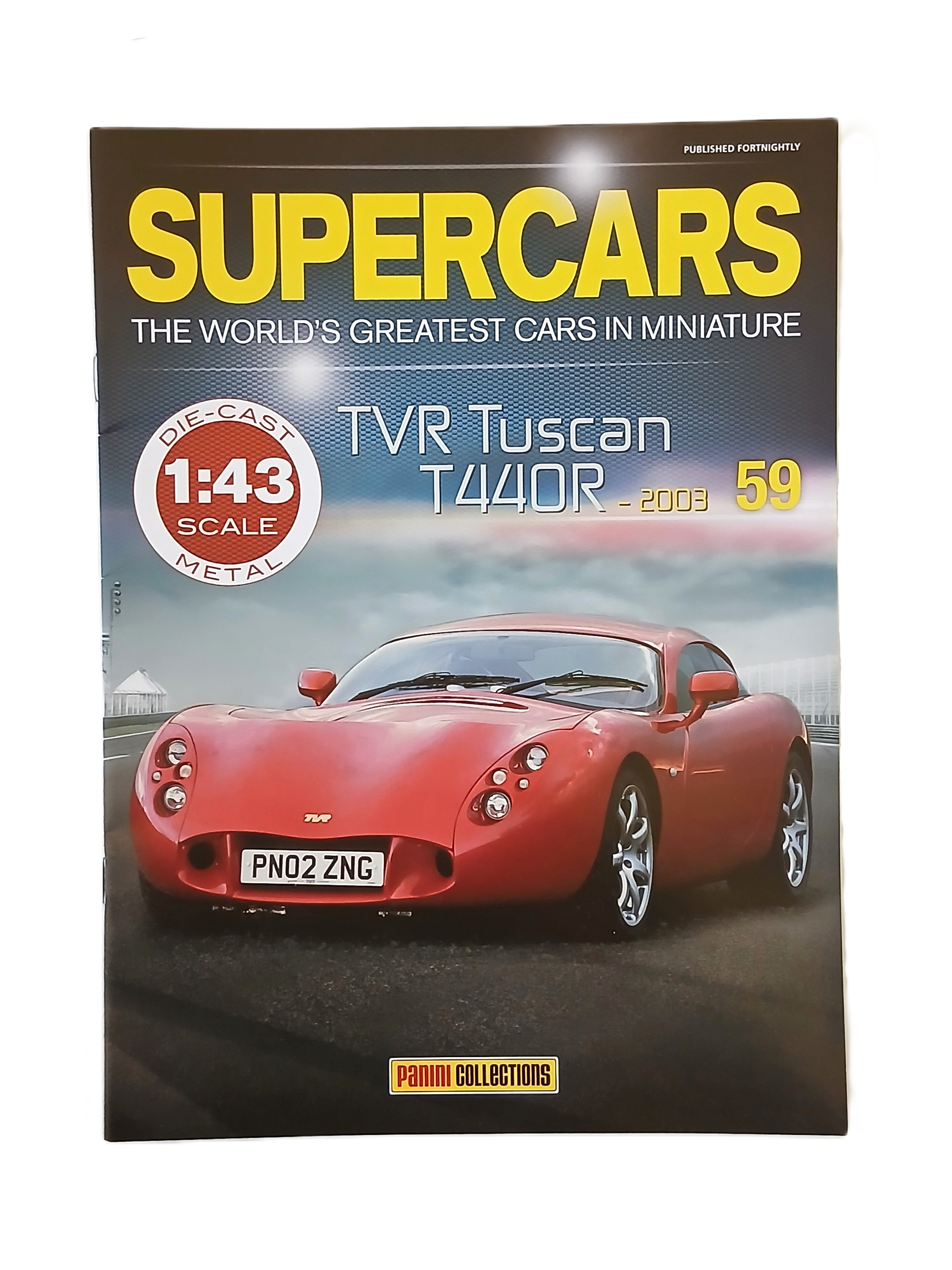 Supercars Collection 59 - TVR T440R 2003 with Magazine