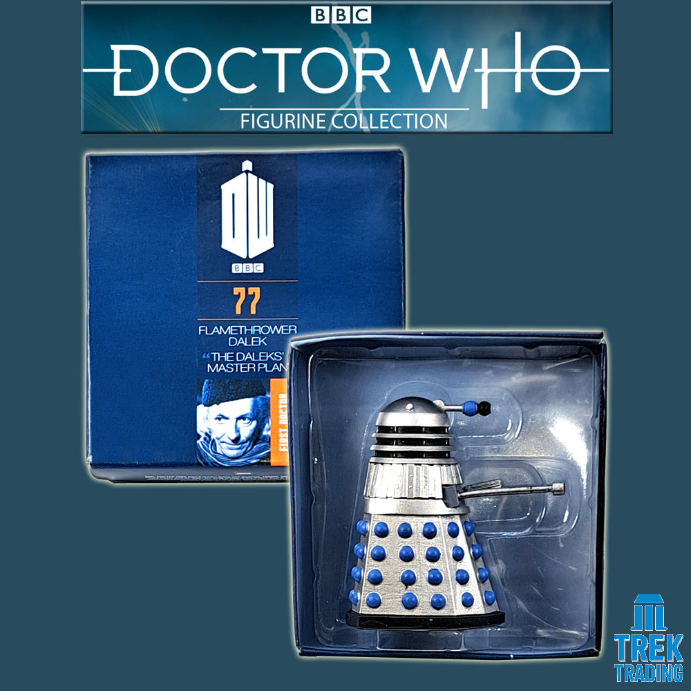 Doctor Who Figurine Collection - Flamethrower Dalek - Part 77 with Magazine