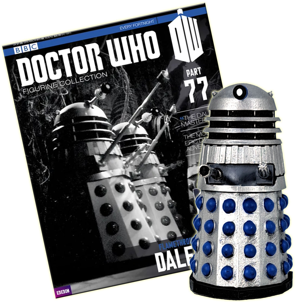 Doctor Who Figurine Collection - Flamethrower Dalek - Part 77 with Magazine